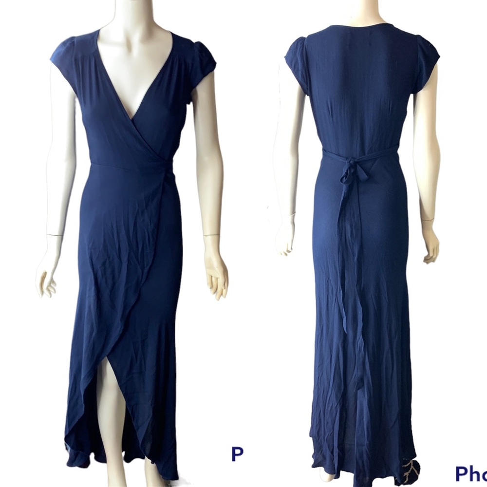 Reformation Chamomile Wrap  Dress